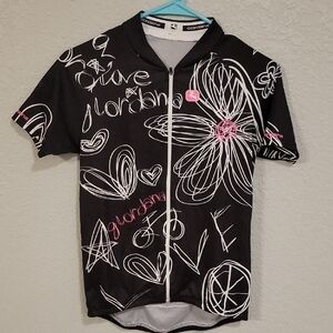 Giordana Women's Black Floral Graphic Cycling Jersey